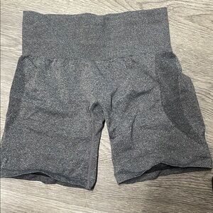 NVGTN Gray Bike Shorts Comfortable Athletic Wear